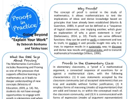 Proofs in Practice: Going Beyond "Explain Your Work"