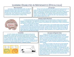 Learning Disabilities in Mathematics