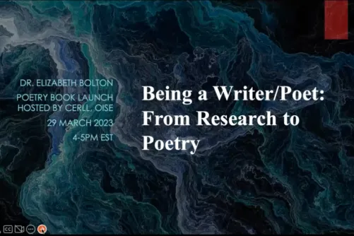 A title slide from the Dr. Elizabeth Bolton Research Circle.
