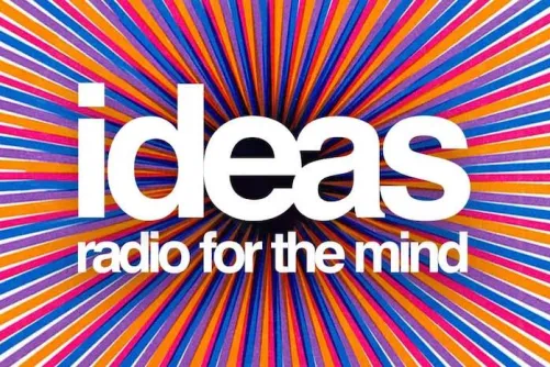 Text displaying Ideas radio for the mind