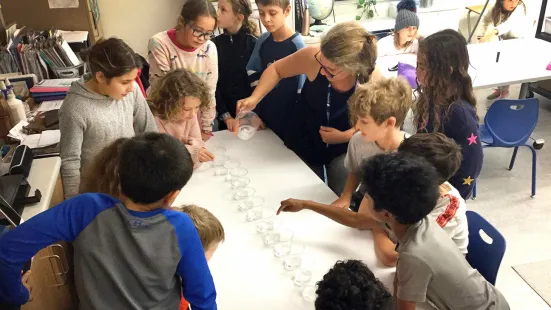 Robin Shaw, leading a group of students on an inquiry of water