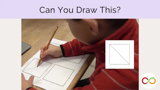 A child drawing with a title that reads, "Can You Draw This?".