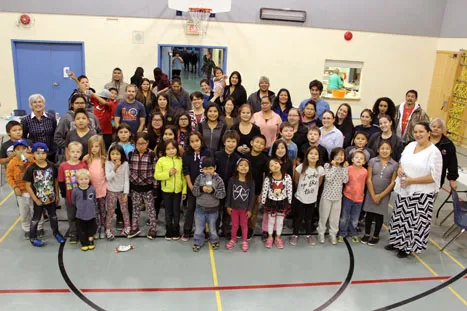 Celebrating math together at the Family Math Event!