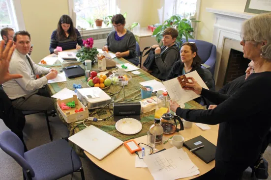 Seven Generations’ educators plan a perspective lesson