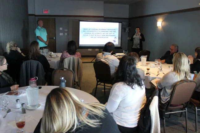 Presented by Dufferin Peel Catholic District School Board Indigenous Education Consultant Jodie Williams and Bill Morrison, Credit River Métis community member